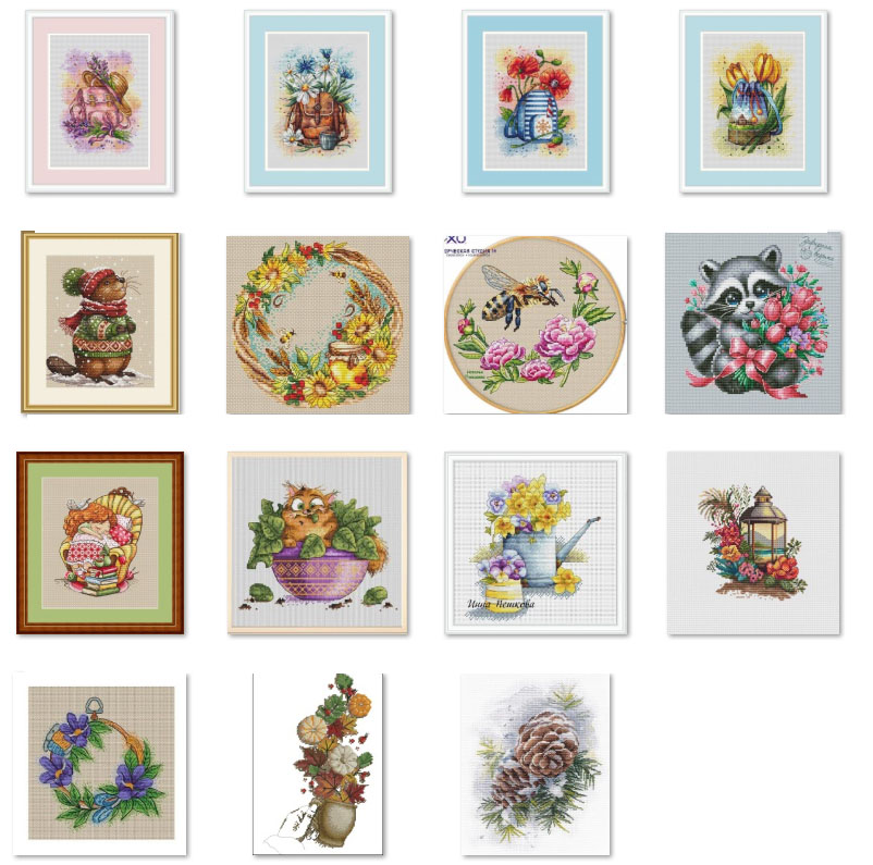 Embroidery Backpack Kit - Kit punto croce Set fai da
