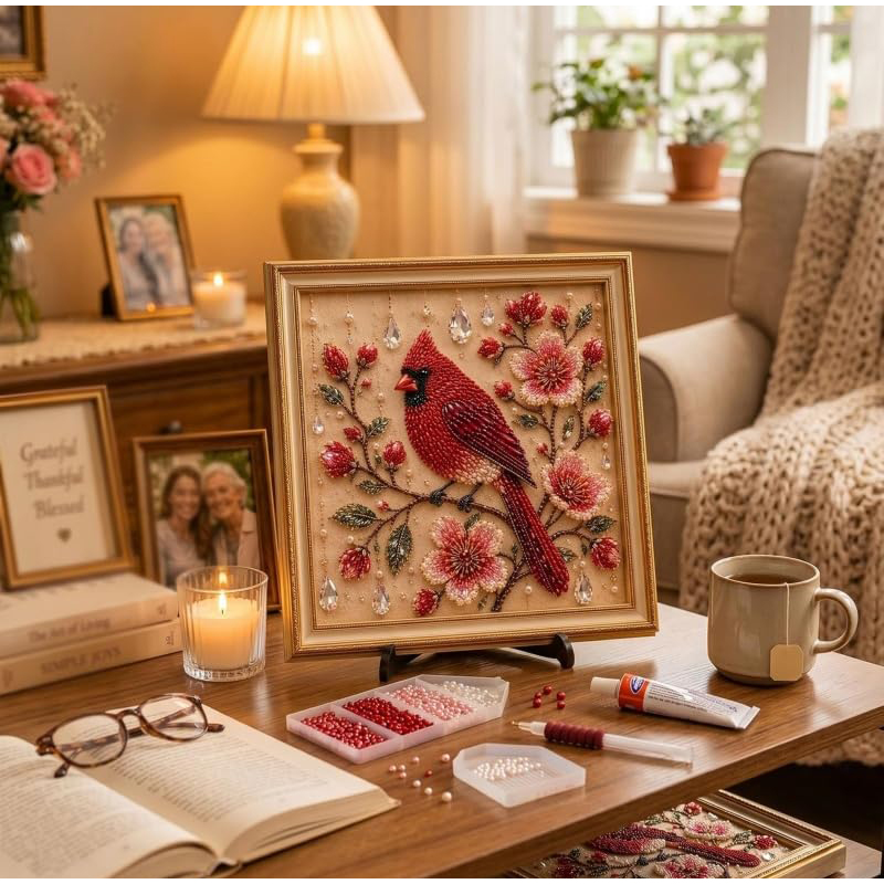 Embroidery Kit Set - Kit Fai-da-Te per Arte con Perle