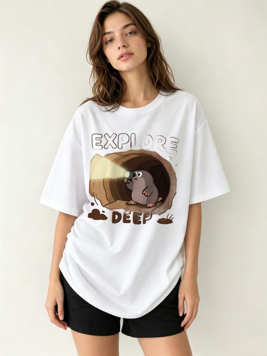 Embroidery Meaning - T-shirt da donna significativa, importante, rilevante,