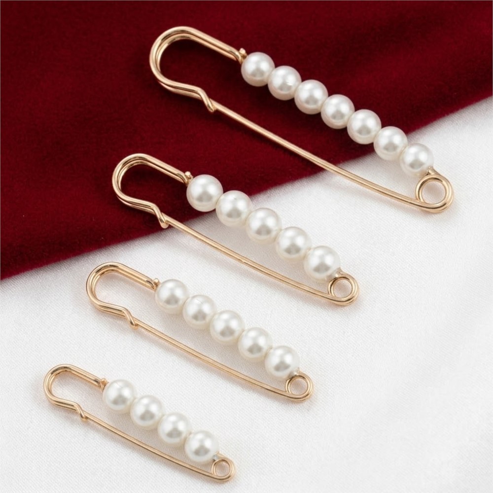 Embroidery Simple - 10 Pezzi Grandi Spille Decorative di