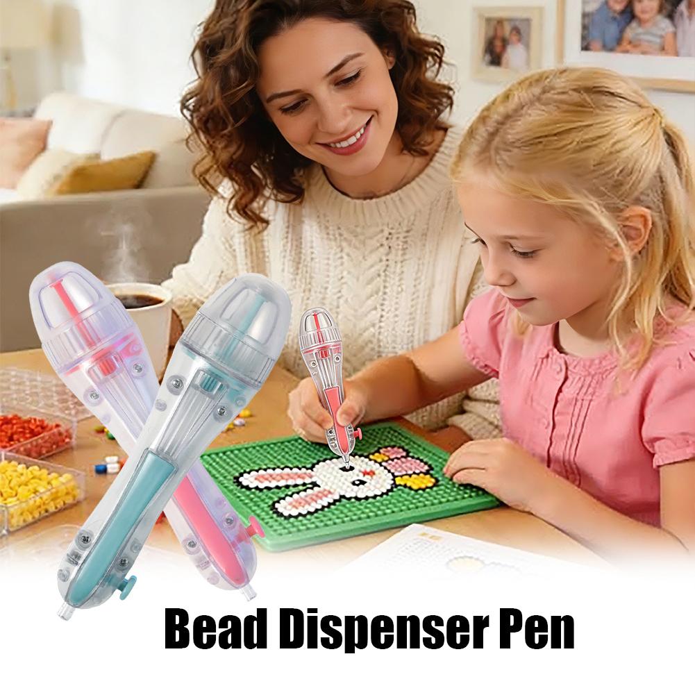 Embroidery Needle Pen - Penna Dispenser Automatica di Perline 2.6mm,