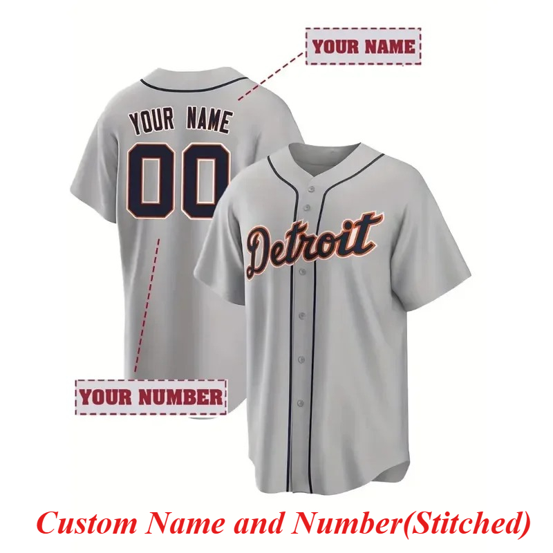 Embroidery Names - Maglia da baseball ricamata da uomo