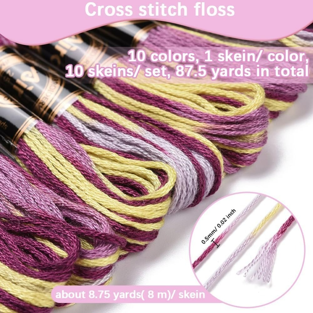 6 fili viola filo da ricamo va - Embroidery Kit Set recensione e prezzo