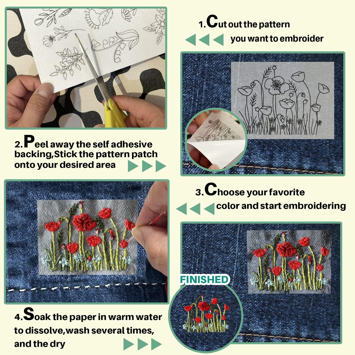 Carta per ricamo idrosolubile  - Embroidery Meaning recensione e prezzo